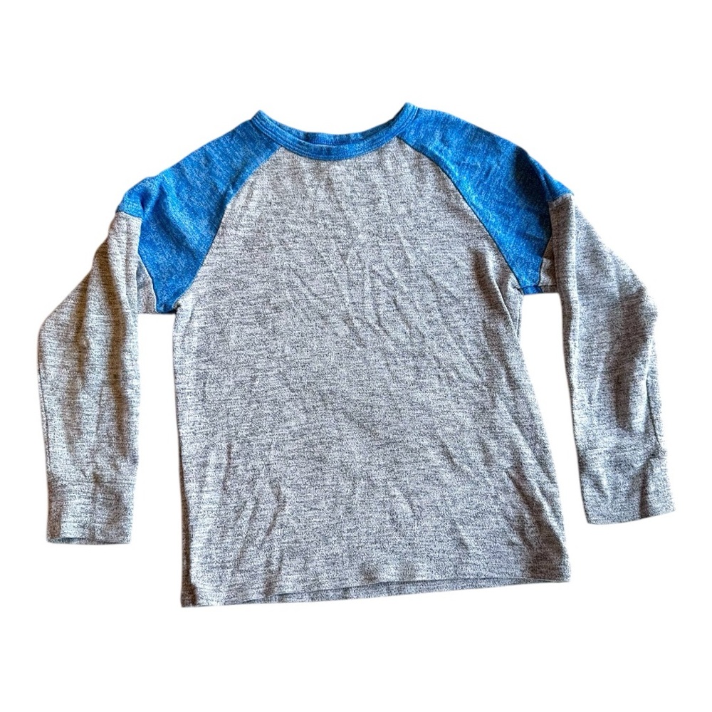 Children’s place Boys Grey and Blue long sleeve shirt